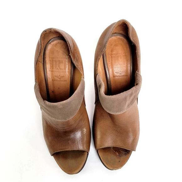 Fortress of Inca Open Toe Chunky Heel Boots - 8 - Picture 5 of 11